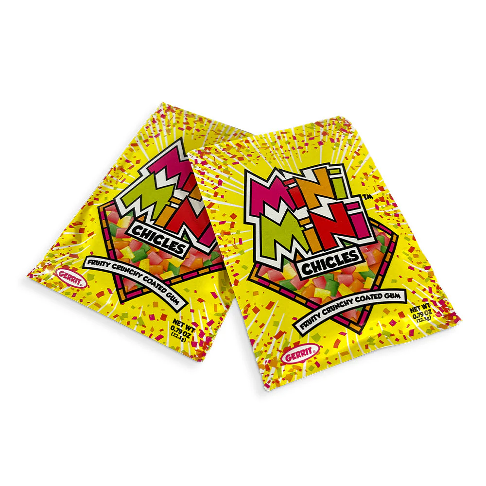 Gerrit's Mini Mini Chicle Fruit Gum | 20ct, Box - Image 3